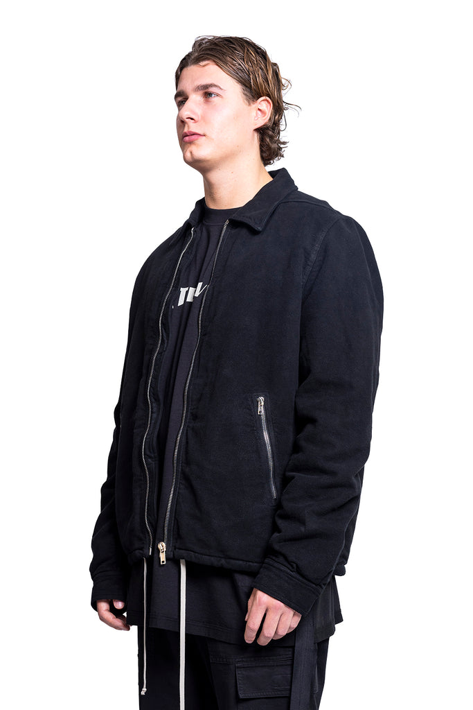 Rick Owens DRKSHDW ZIPFRONT JACKET DUST BLACK Black