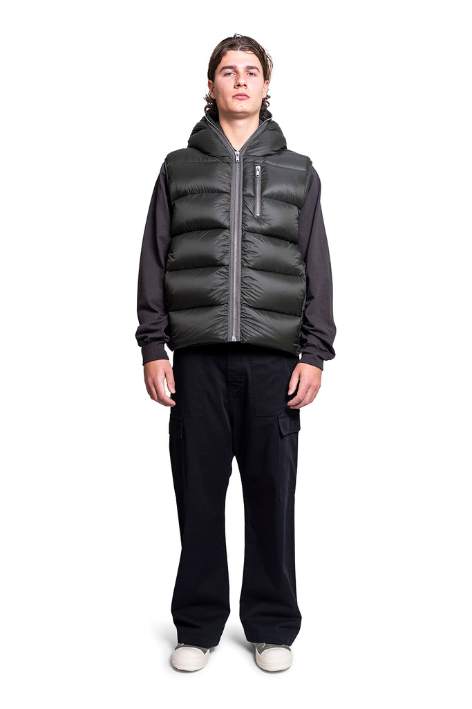 Rick Owens SEALED FOREST JACKET GILET Dark Slate Gray