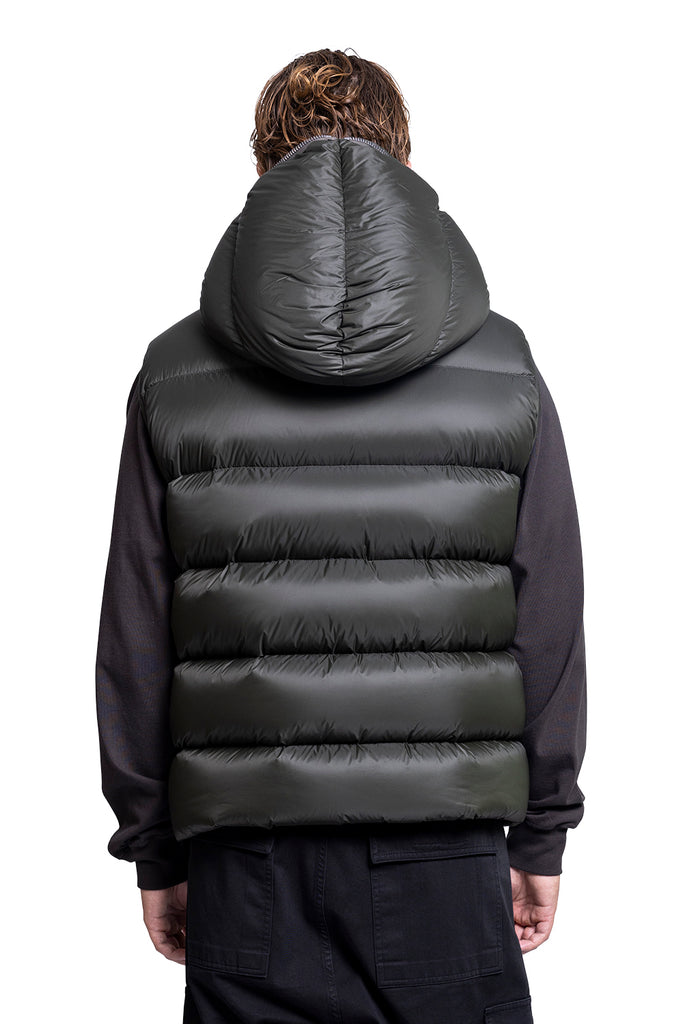 Rick Owens SEALED FOREST JACKET GILET Dark Slate Gray