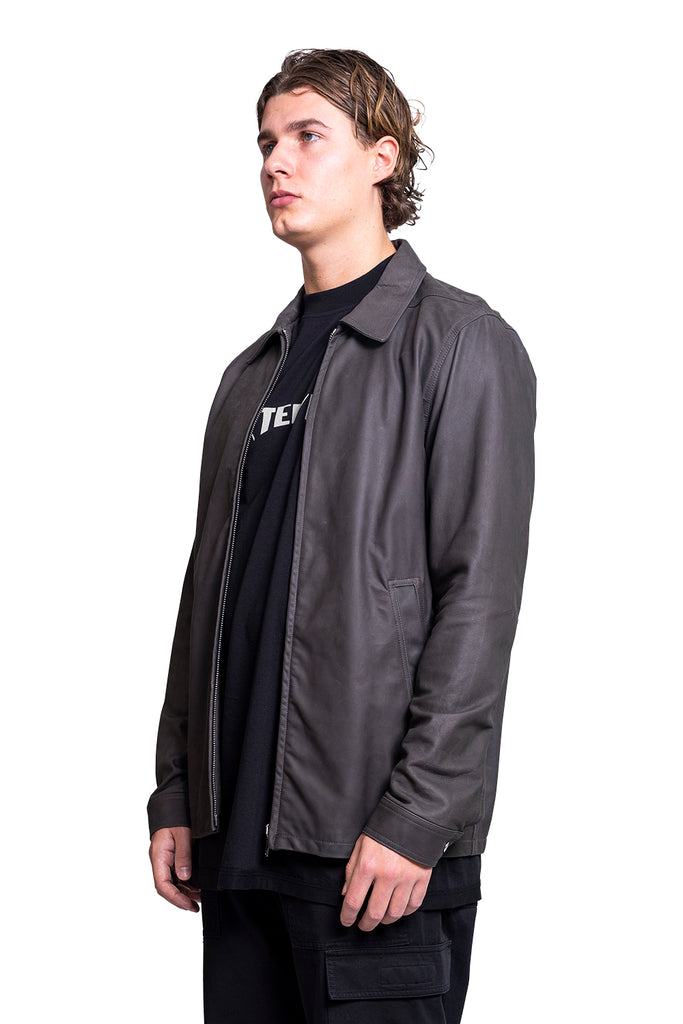 Rick Owens BRAD JACKET DARK DUST Dark Slate Gray