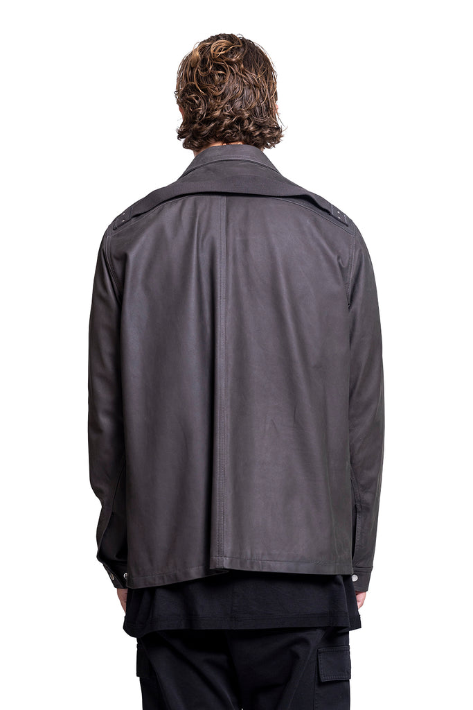 Rick Owens BRAD JACKET DARK DUST Dark Slate Gray