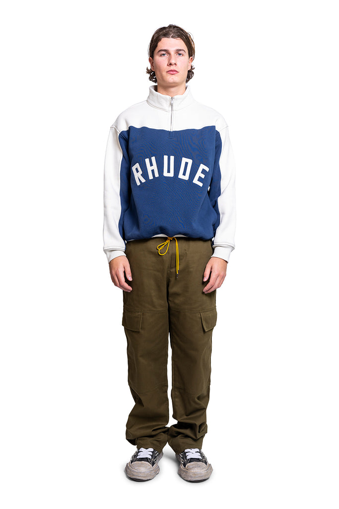 RHUDE PLATEAU CARGO PANT DARK OLIVE Dark Slate Gray