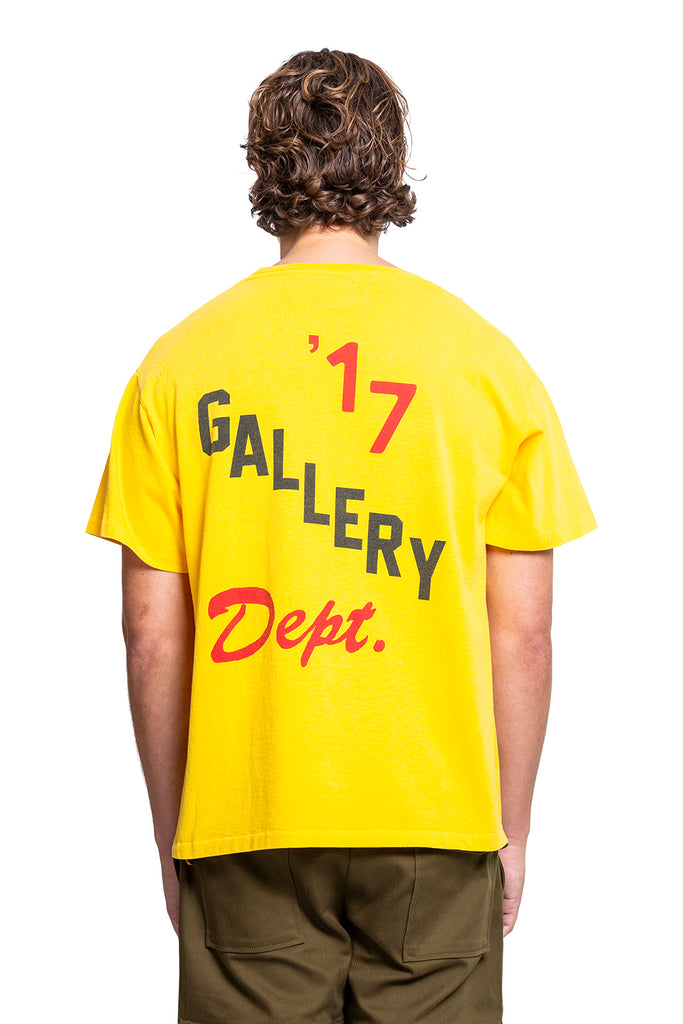 Gallery Dept. BOXING MERCH TEE GOLDEN YELLOW Gold