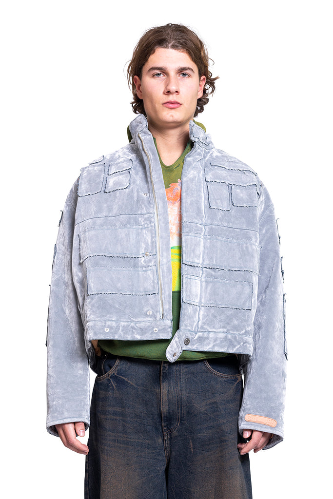 PDF THE DOCTOR DOGE FLOCK JACKET GREY Light Gray