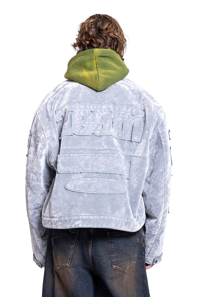 PDF THE DOCTOR DOGE FLOCK JACKET GREY Light Gray