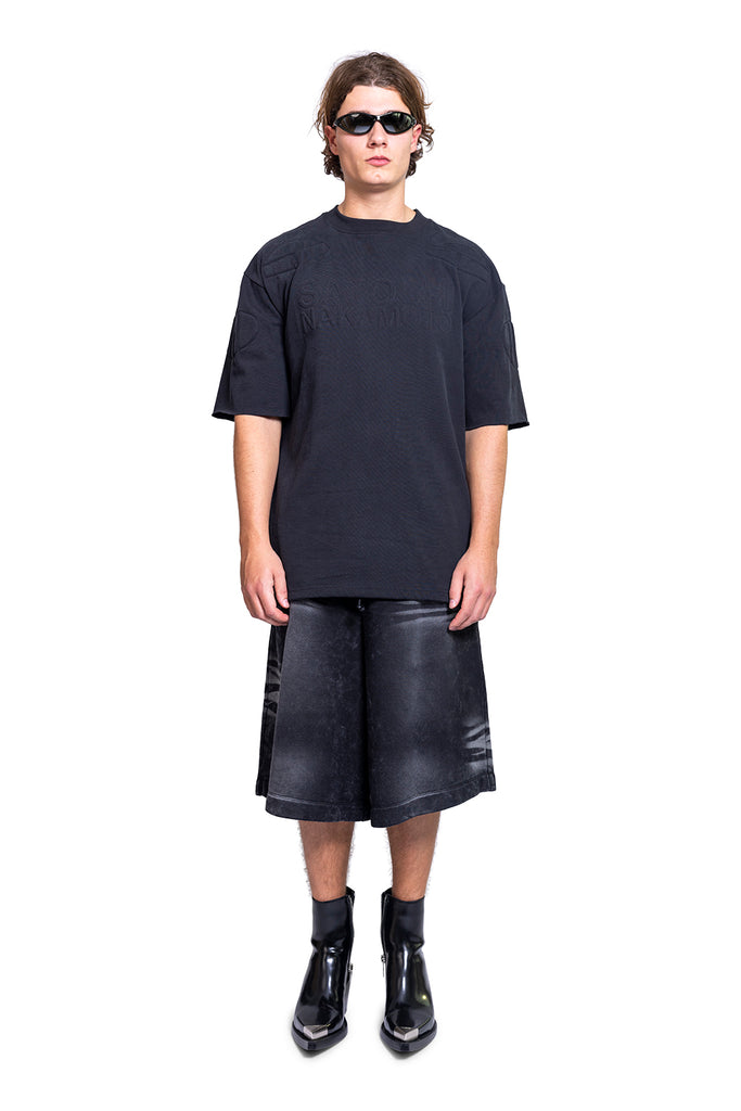 SATOSHI NAKAMOTO MOTO TEE BLACK Dark Slate Gray