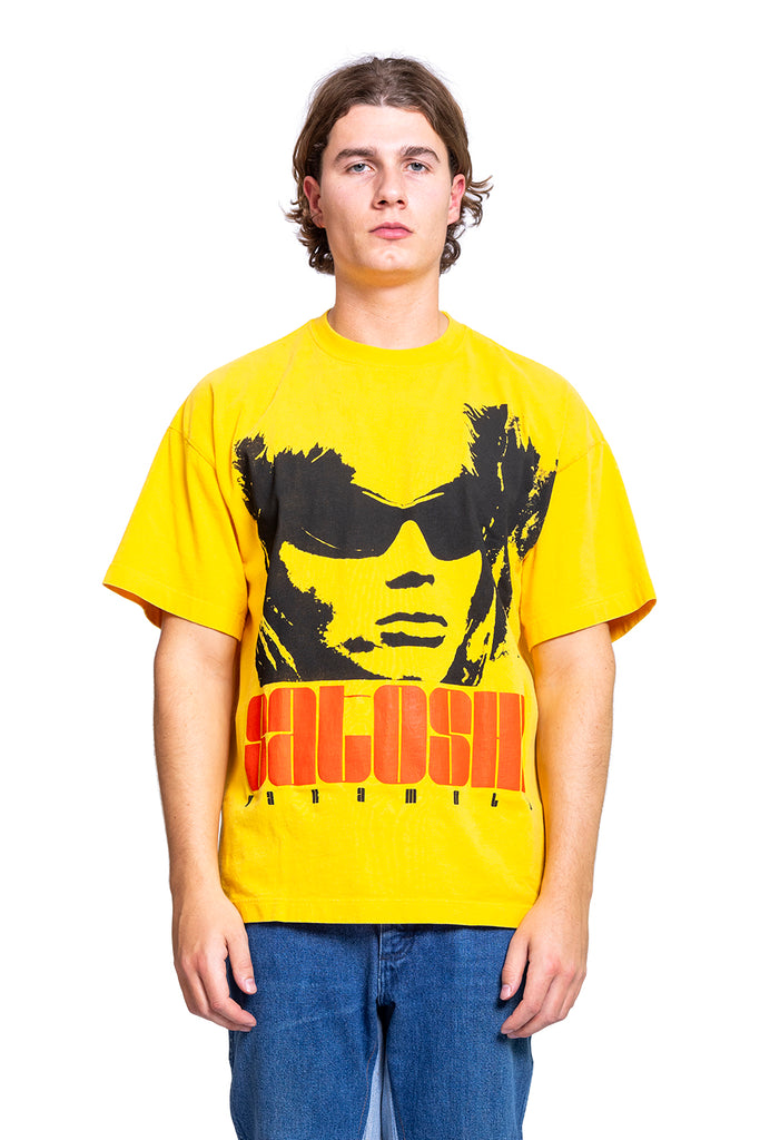 SATOSHI NAKAMOTO SUNGLASS GIRL TEE YELLOW Gold