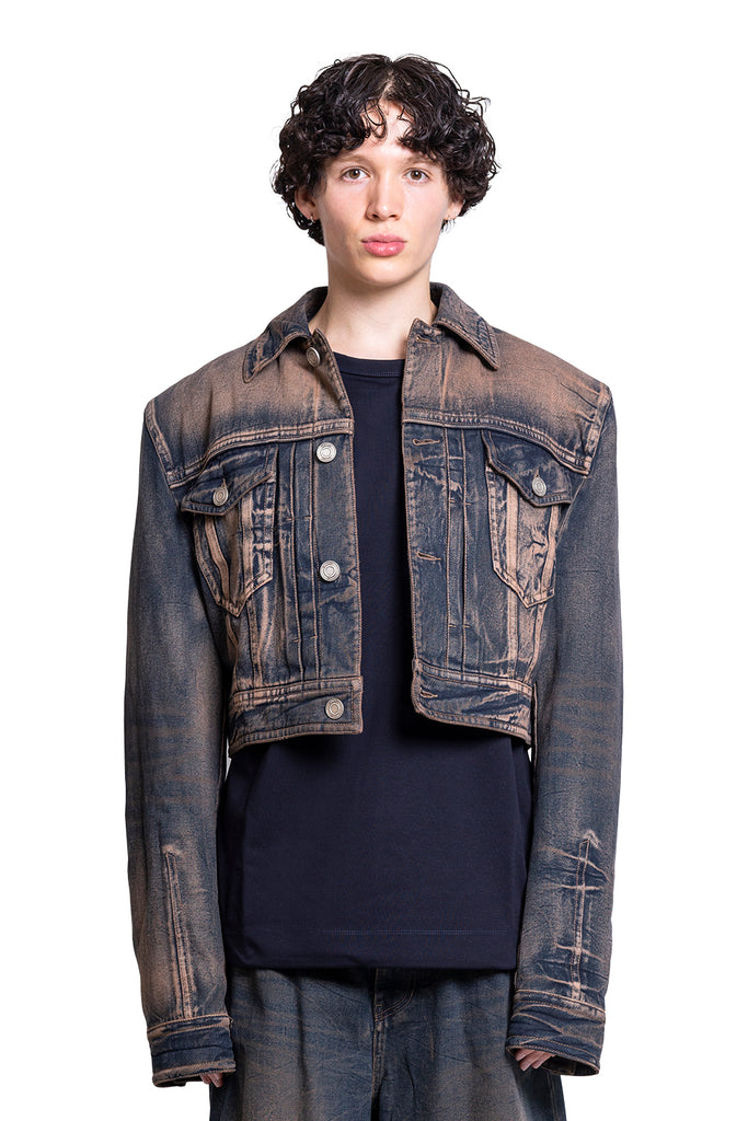 Juun.J TRUCKER JACKET Dark Slate Gray