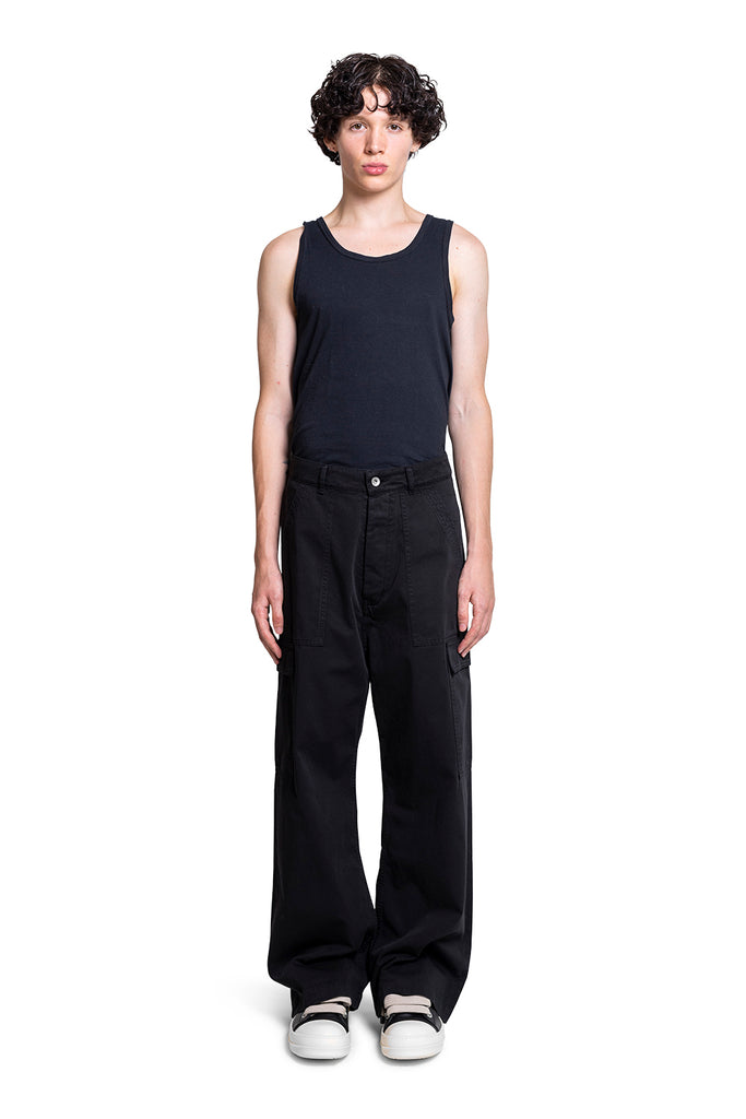 Rick Owens DRKSHDW CARGO TROUSERS BLACK Gray