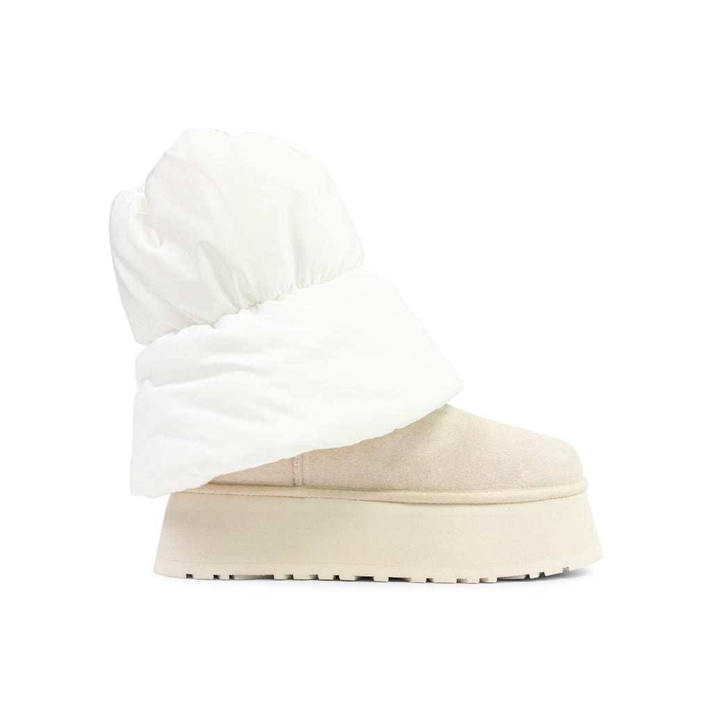 Ugg W CLASSIC MINI DIPPER PUFFER  WHITE / CERAMIC Antique White