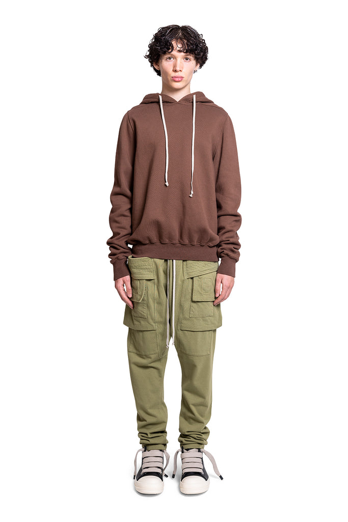 Rick Owens DRKSHDW GRANBURY HOODIE TERRA Dim Gray