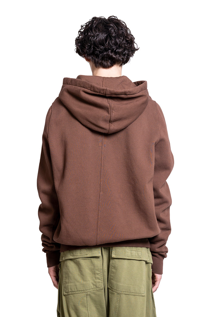 Rick Owens DRKSHDW GRANBURY HOODIE TERRA Dim Gray