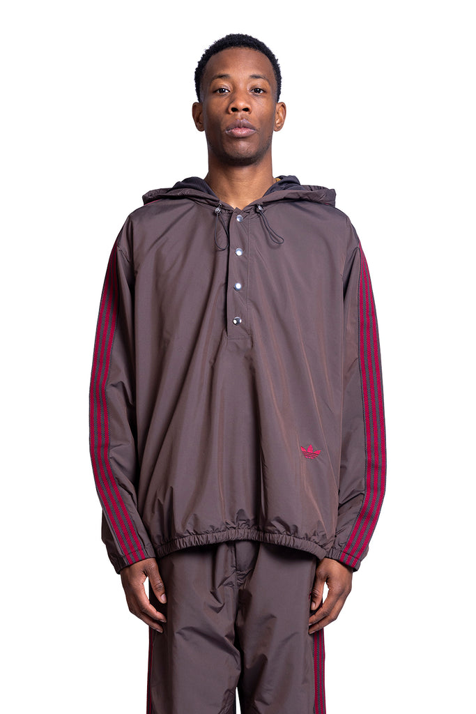 Adidas WB NYLON ANORAK NBROWN Dim Gray