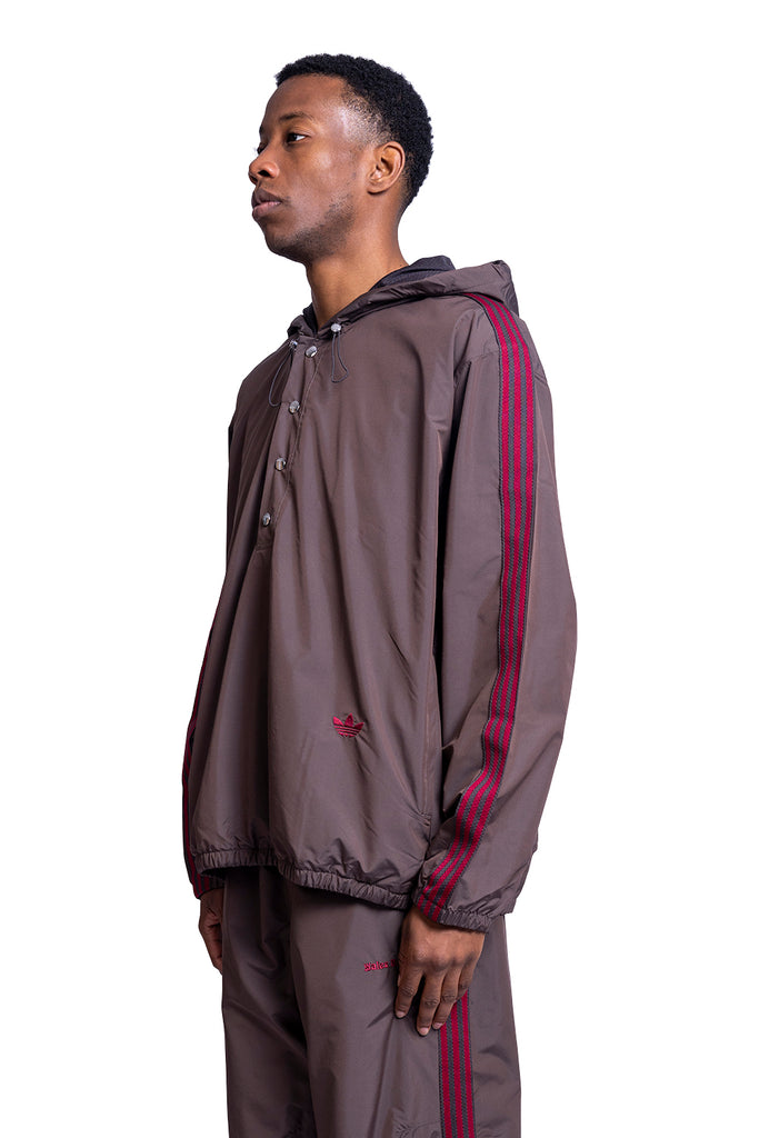 Adidas WB NYLON ANORAK NBROWN Dim Gray