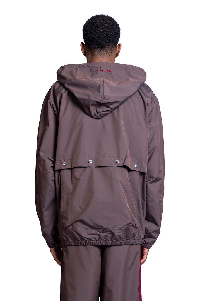 Adidas WB NYLON ANORAK NBROWN Dark Slate Gray