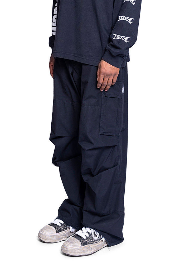 032c ''OVERTIME'' CARGO PANTS BLACK Dark Slate Gray