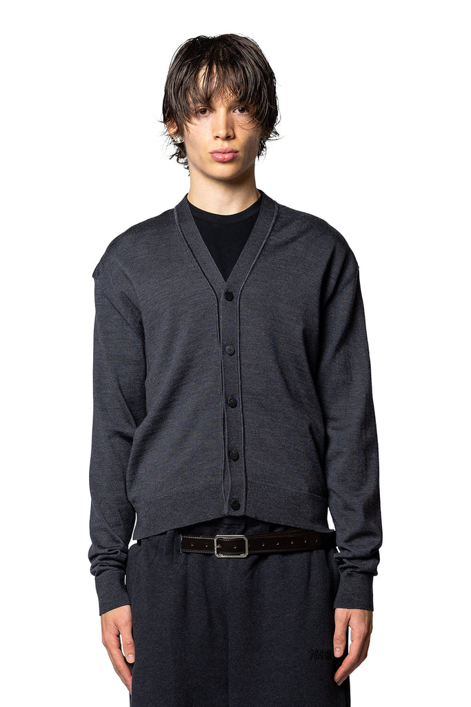 Jacquemus LE CARDIGAN BRODE DARK GREY Dark Slate Gray