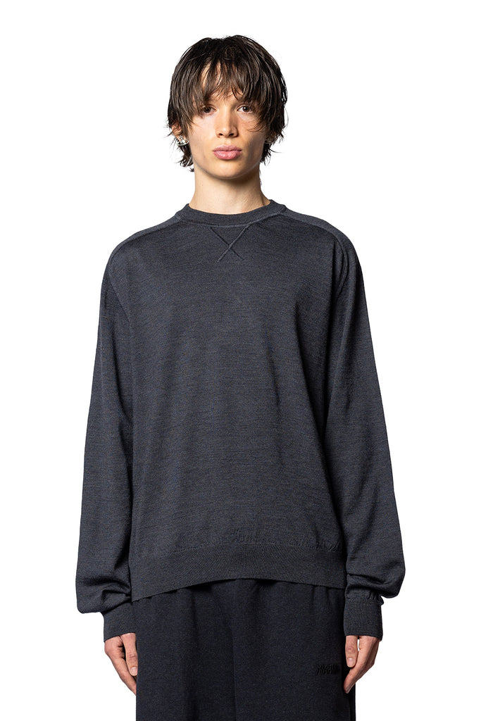 Jacquemus LE SWEATER BRODE DARK GREY Dark Slate Gray