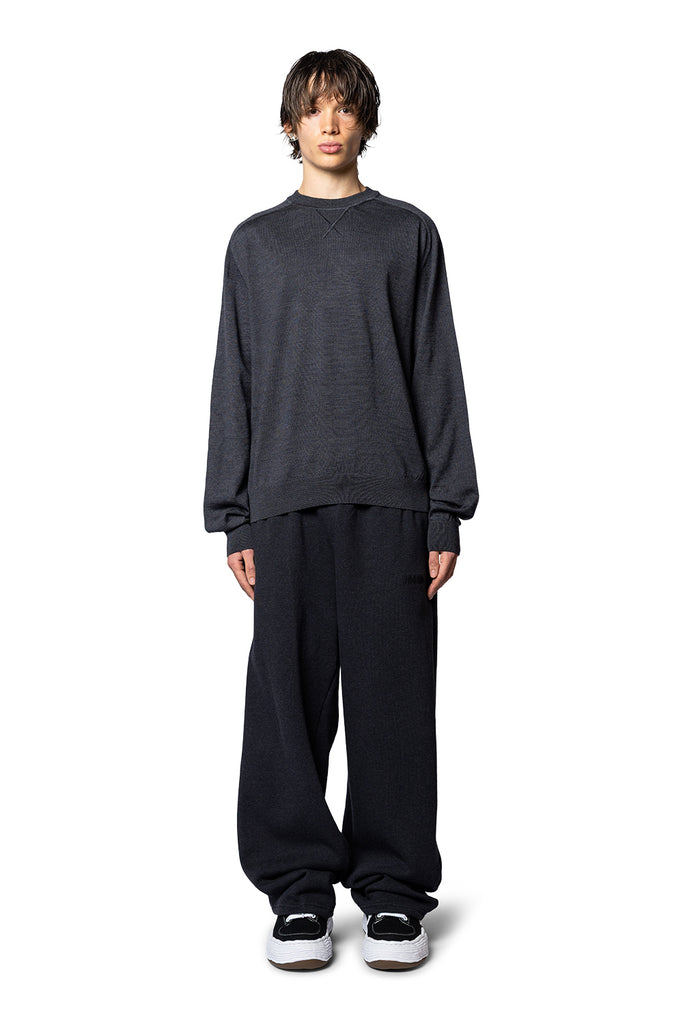 Jacquemus LE SWEATER BRODE DARK GREY Dark Slate Gray