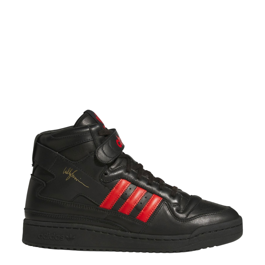 ADIDAS ORIGINALS X WILLY CHAVARRIA FORUM 84 HI WILLY CHAVARRIA BLACK RED Dark Slate Gray