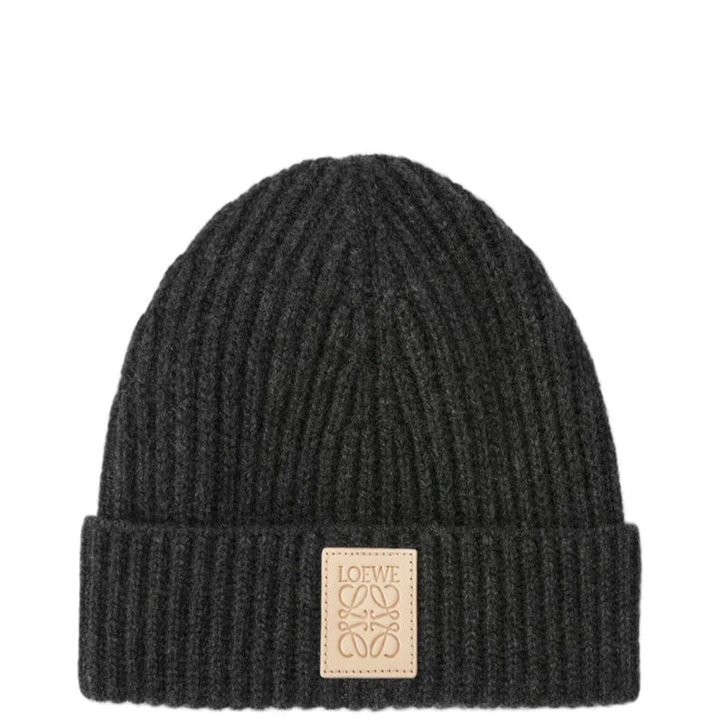 LOEWE LOGO BEANIE BLACK Dark Slate Gray