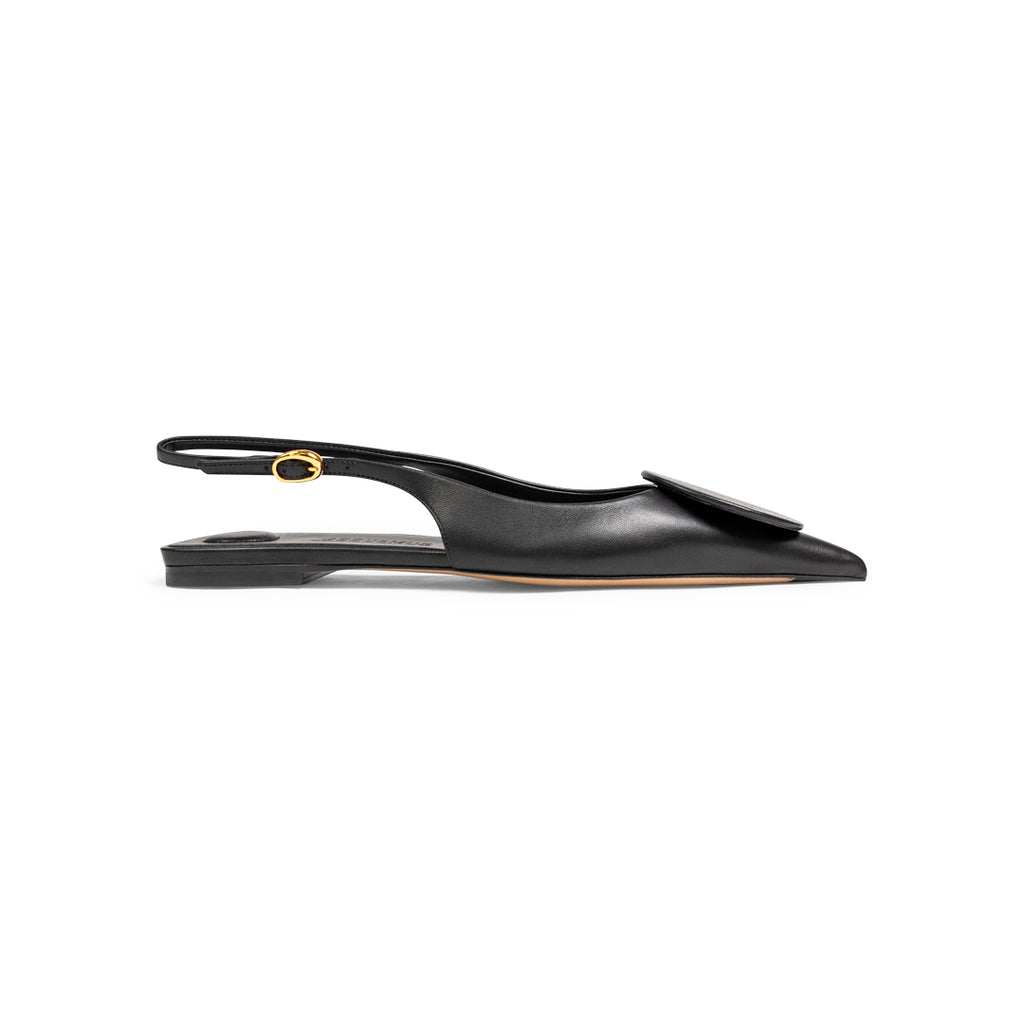 Jacquemus LES SLINGBACKS DUELO P BLACK Dark Slate Gray