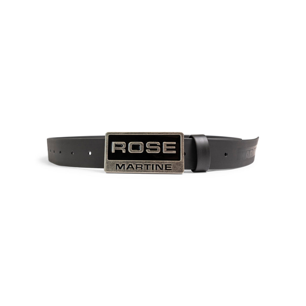 Martine Rose RUBBER TYRE BELT BLACK Dark Slate Gray