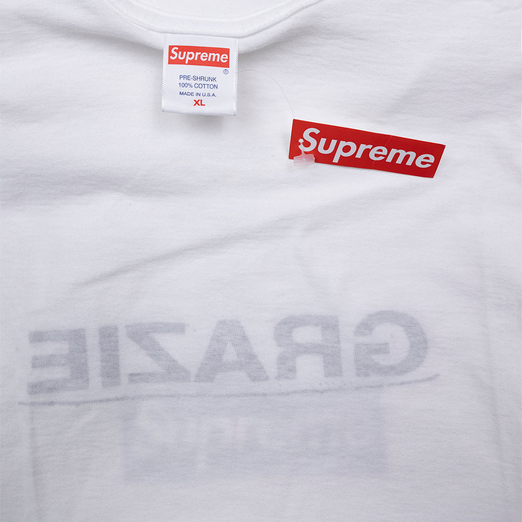 ANSH46 ARCHIVE MILAN BOX LOGO T-SHIRT Light Gray