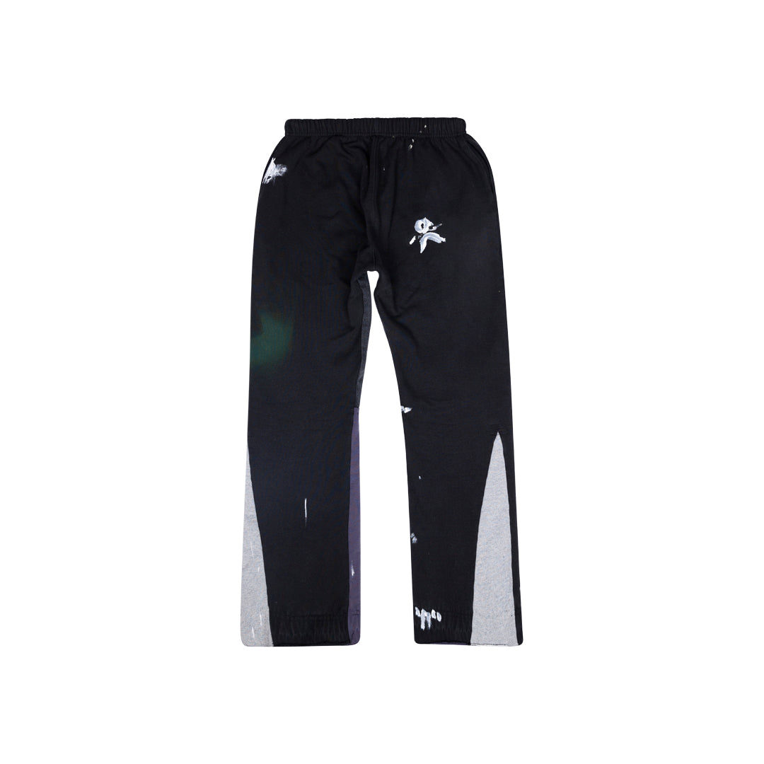 ANSH46 ARCHIVE GD PAINTED FLARED SWEATPANT Black