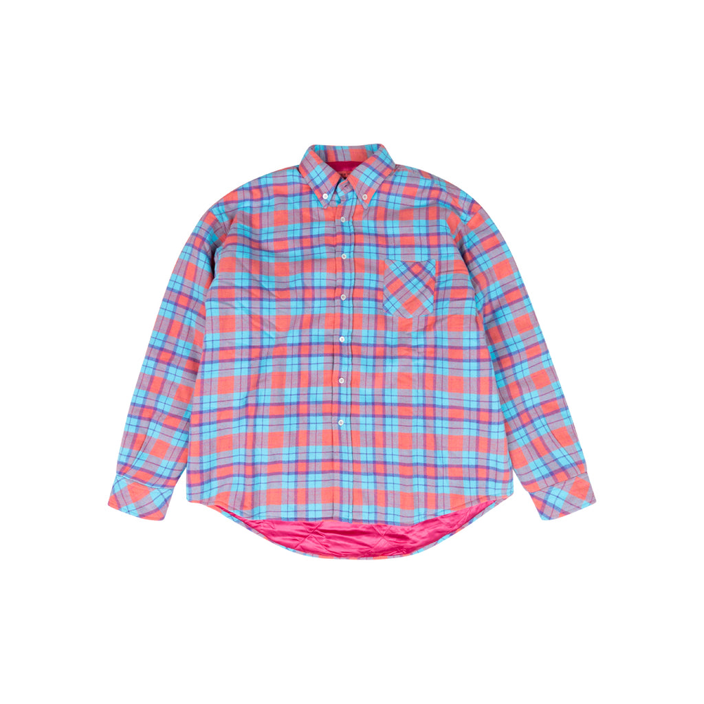 PADDED FLANEL SHIRT CANDY KISS Rosy Brown