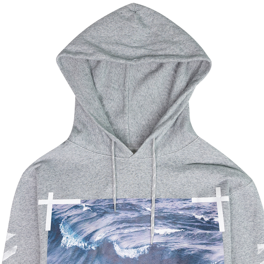 ANSH46 ARCHIVE WAVES HOODIE Dark Gray