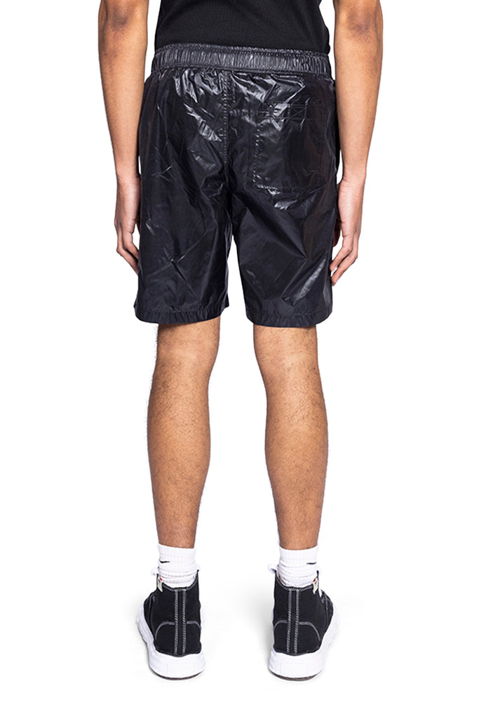 VETEMENTS OVAL LOGO SWIMSHORTS BLACK Tan