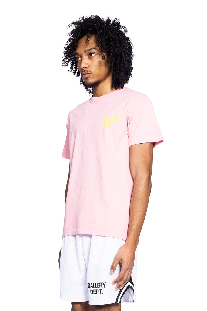 Gallery Dept. SOUVENIR TEE CANDY PINK Black