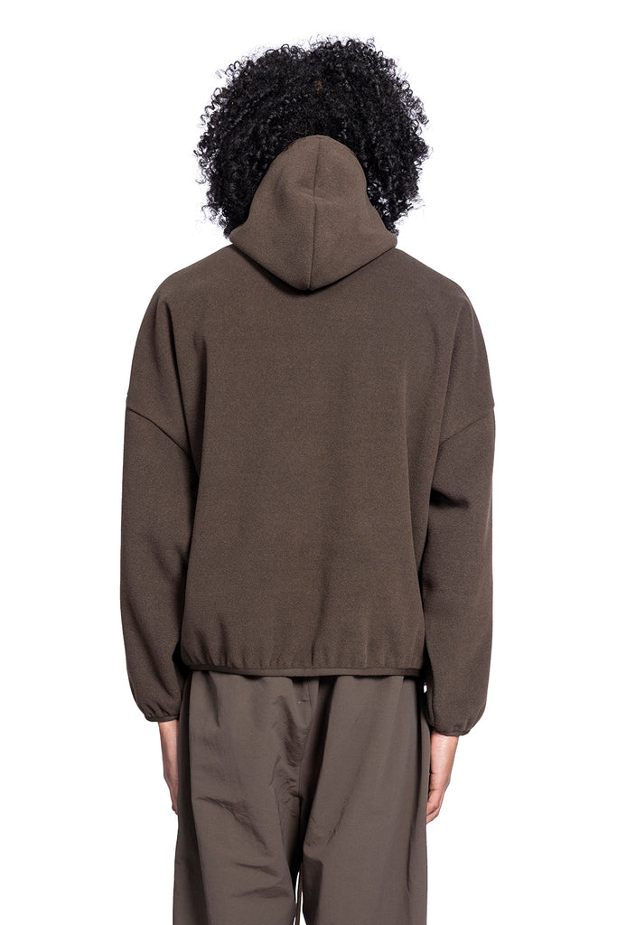 FOG ESSENTIALS BRUSHED YARN HOODIE BROWN Dark Slate Gray