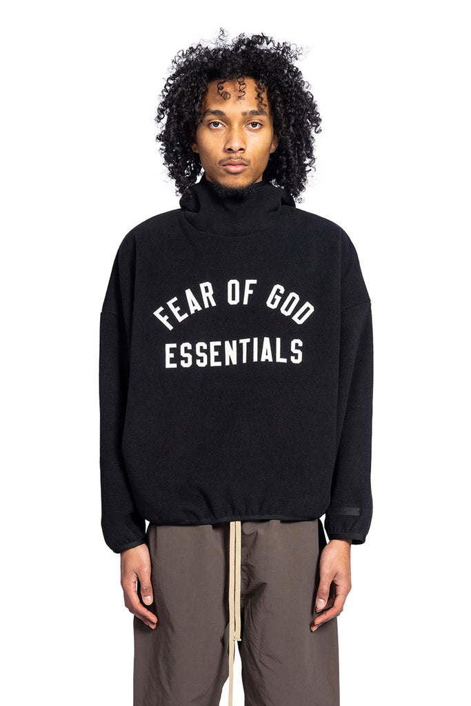 FOG ESSENTIALS BRUSHED YARN HOODIE BLACK Black