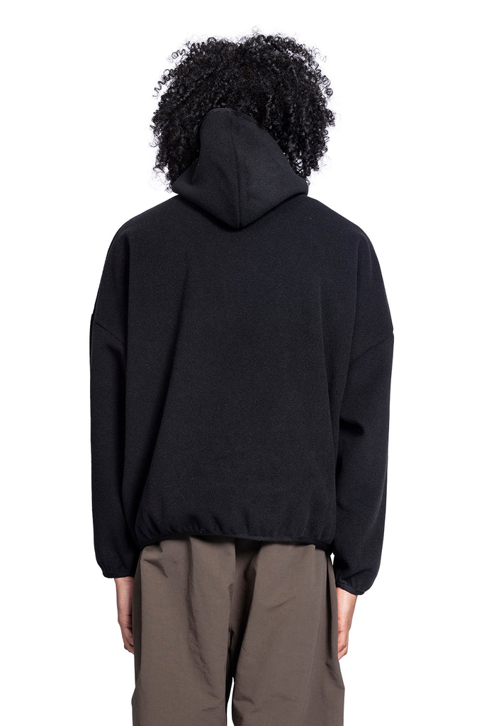 FOG ESSENTIALS BRUSHED YARN HOODIE BLACK Black