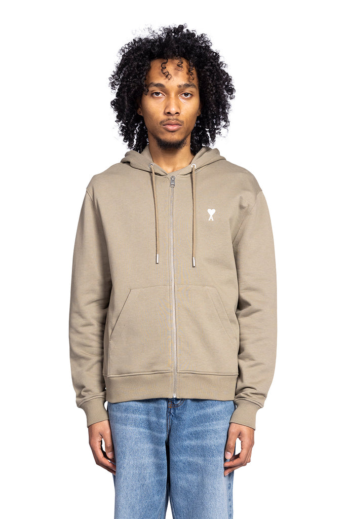 Ami Paris CLASSIC AMI DE COEUR HOODIE LAUREL Dark Gray