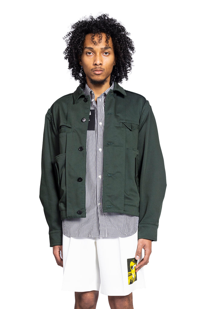 UNDERCOVER BLOUSON GREEN Dark Slate Gray