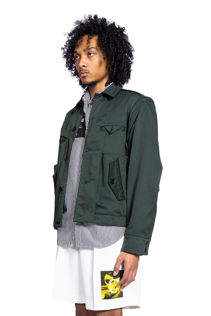 UNDERCOVER BLOUSON GREEN Dark Slate Gray