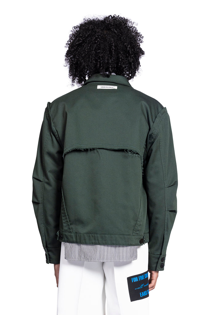 UNDERCOVER BLOUSON GREEN Dark Slate Gray