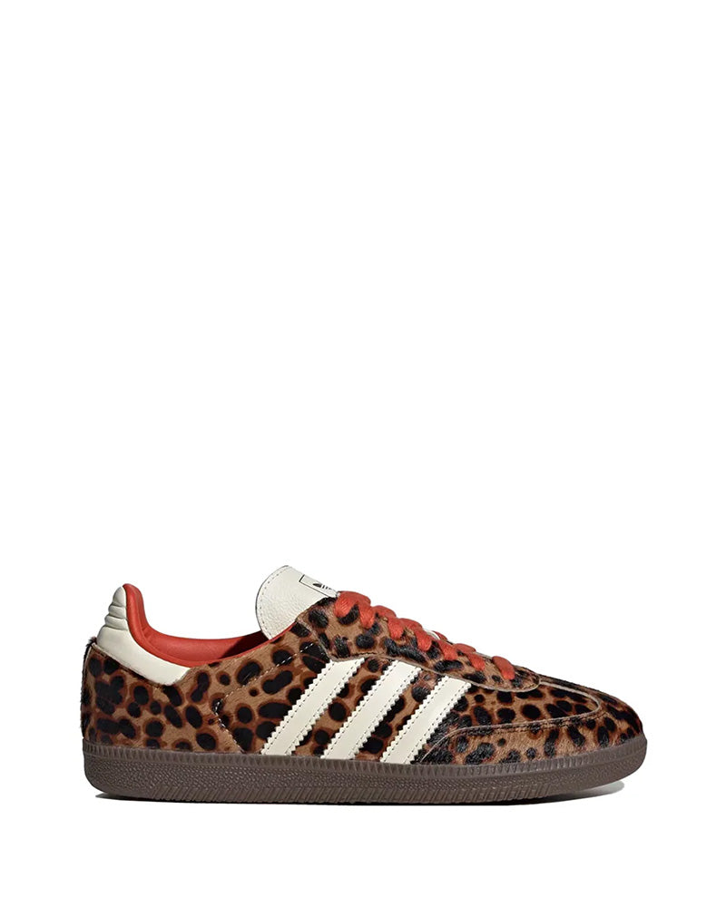 Adidas SAMBA OG PRELOVED RED LEOPARD Dark Slate Gray