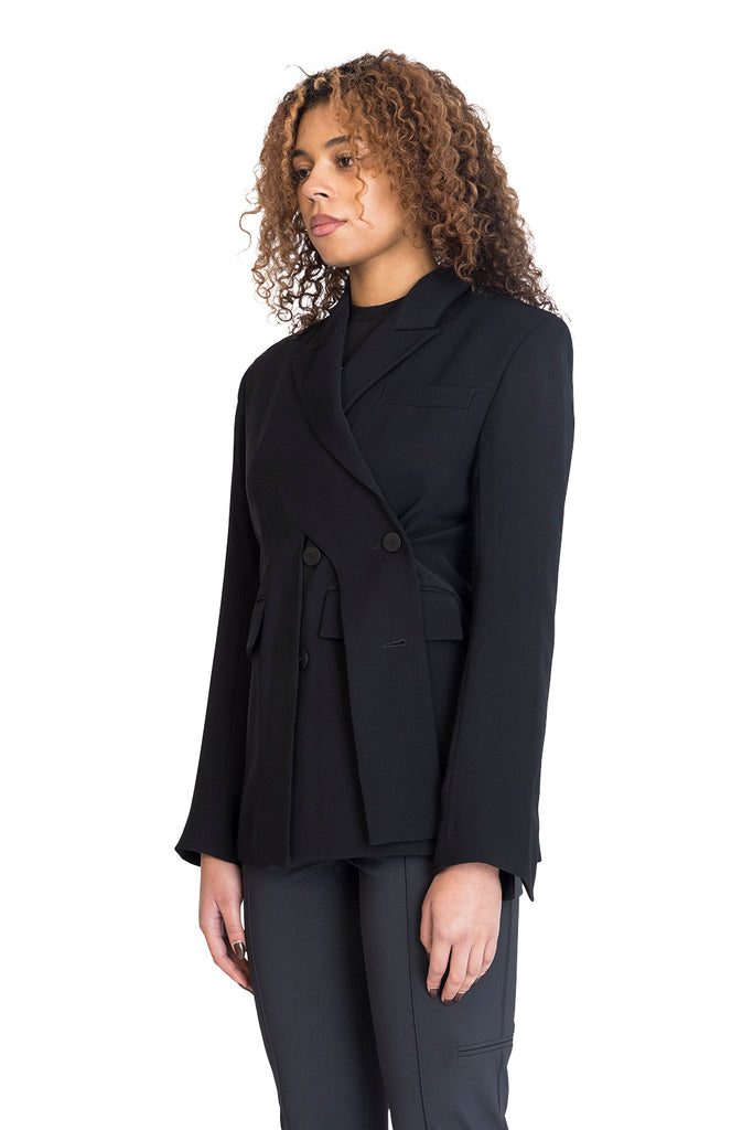 OTTOLINGER SIGNATURE SPLIT BLAZER BLACK Dark Slate Gray