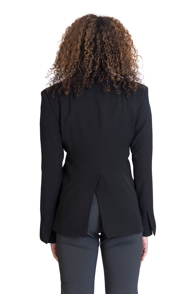 OTTOLINGER SIGNATURE SPLIT BLAZER BLACK Dark Slate Gray