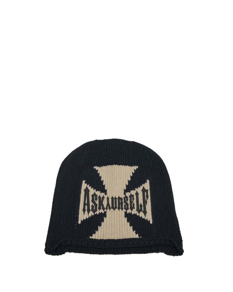 ASKYURSELF / BRUSHED CROSS KNIT ASKYURSELF BRUSHED CROSS KNIT