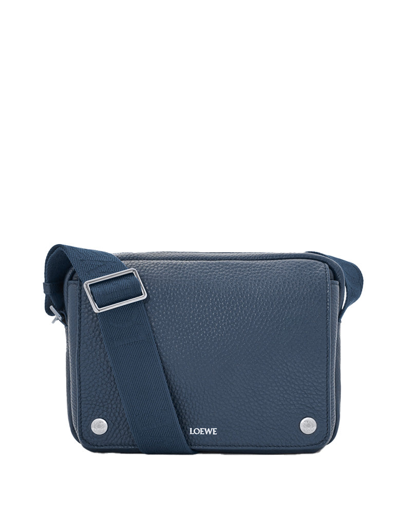 LOEWE PEBBLE MESSENGER INDIGO DYE Dark Slate Gray